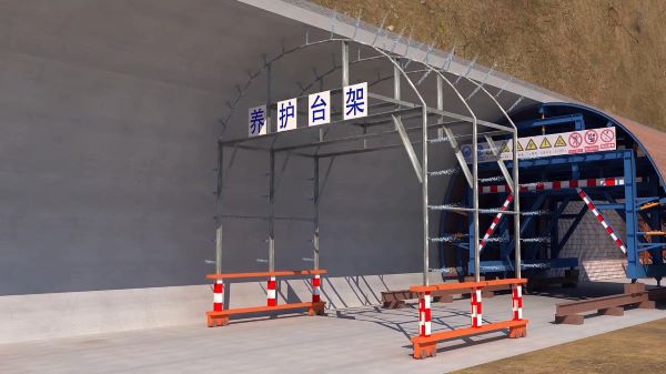 白碱滩区隧道施工动画制作公司 - 隧道施工工艺和施工方法 - 隧道施工汇报动画视频 - bim 工程施工动画